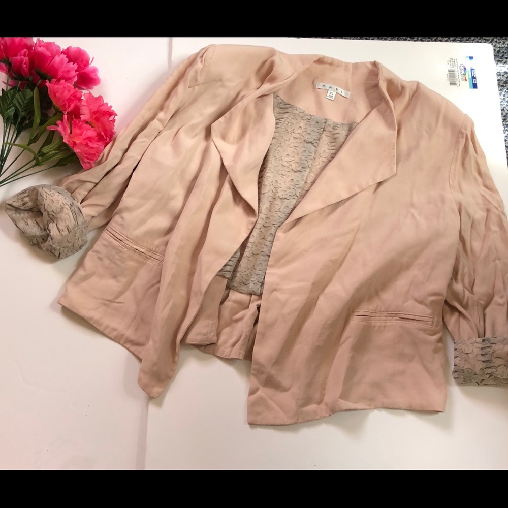 CAbi Soft Pink Blazer